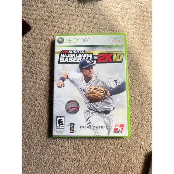2K Sports Other - Major‎ League Baseball 2K10 MLB 2K10 Xbox 360 Complete Evan Longoria C